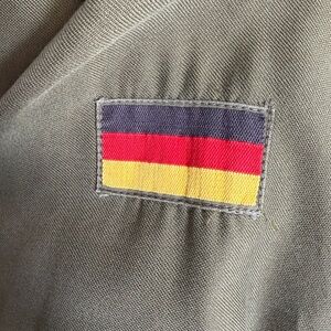 German military uniform shirt.  Tailored. 
Unisex